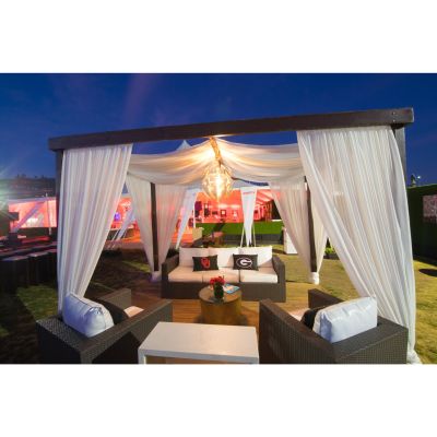 Image two of Amalfi Cabana with Drapes